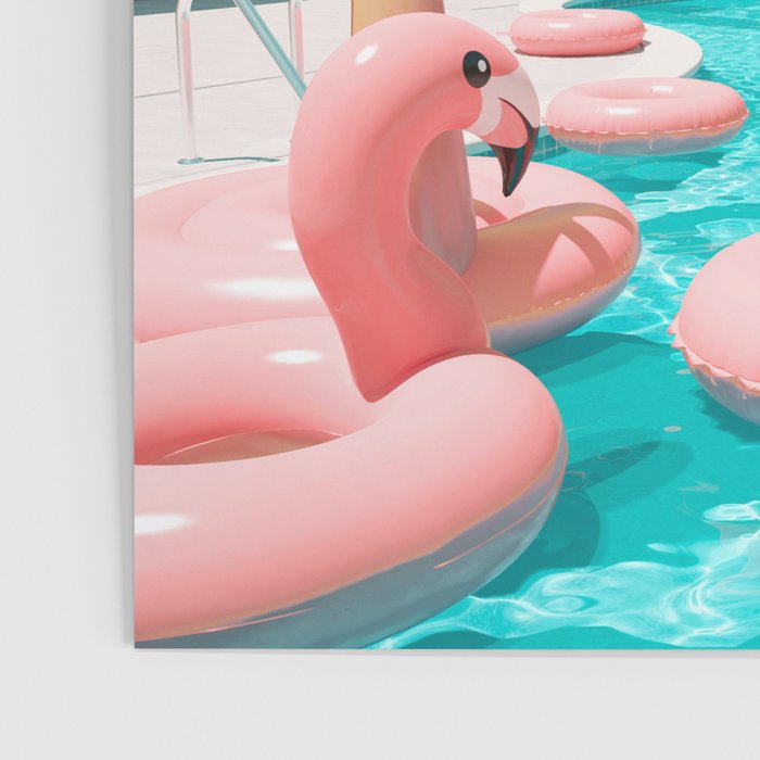 Flamingo Pool Party Poster Gallery Image 3