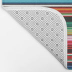 Sarape mexican blanket vibrant southwest modern serape pattern Bath Mat Gallery Image 2