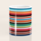 Sarape mexican blanket vibrant southwest modern serape pattern Coffee Mug Gallery Image 4