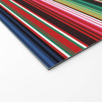 Sarape mexican blanket vibrant southwest modern serape pattern Welcome Mat Gallery Image 2