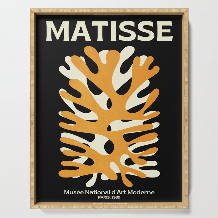 Sea Fern: Paper Cutouts Matisse Edition Serving Tray Gallery Image 1