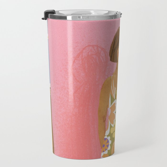 Girl who Loves Jumpsuits Travel Mug Gallery Image 3