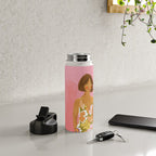 Girl who Loves Jumpsuits Water Bottle Gallery Image 4