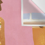 Girl who Loves Jumpsuits Wall Tapestry Gallery Image 3