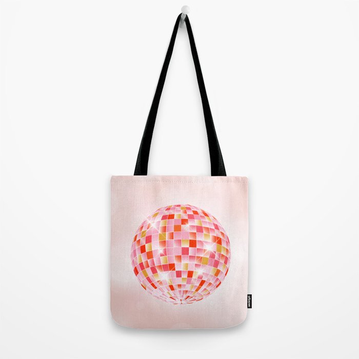 Candy Funk | Disco Ball: Peach Edition Tote Bag Gallery Image 2