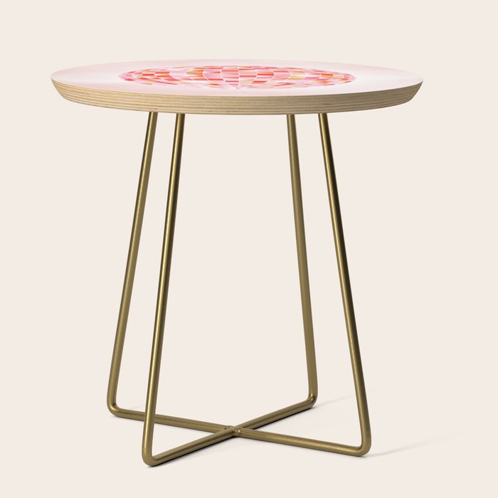 Candy Funk | Disco Ball: Peach Edition Side Table Gallery Image 1