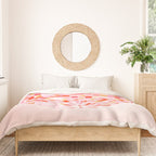 Candy Funk | Disco Ball: Peach Edition Duvet Cover Gallery Image 3