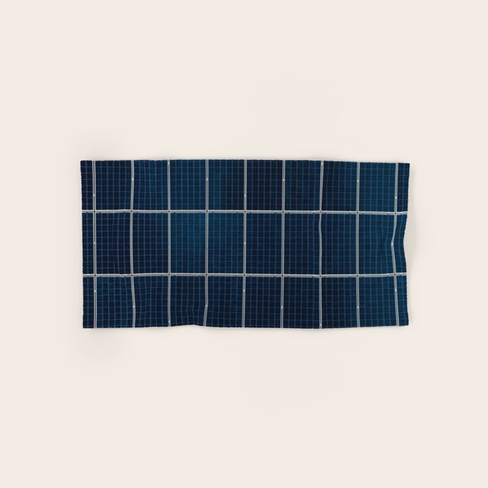 Solar Panel Pattern (Color) Bath Towel Gallery Image 1