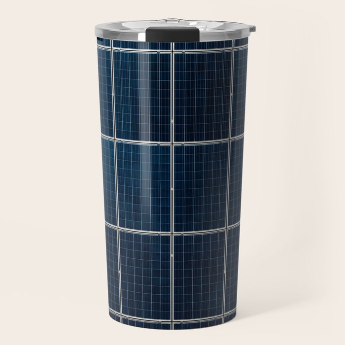 Solar Panel Pattern (Color) Travel Mug Gallery Image 1