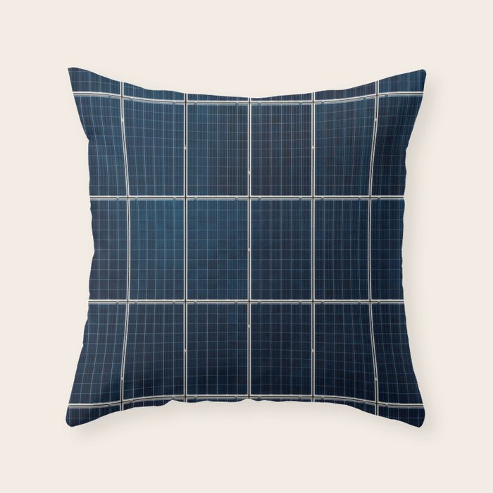 Solar Panel Pattern (Color) Throw Pillow Gallery Image 6