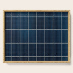 Solar Panel Pattern (Color) Serving Tray Gallery Image 1