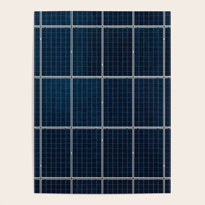 Solar Panel Pattern (Color) Poster Gallery Image 4