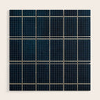 Solar Panel Pattern (Color) Wood Wall Art Gallery Image 1