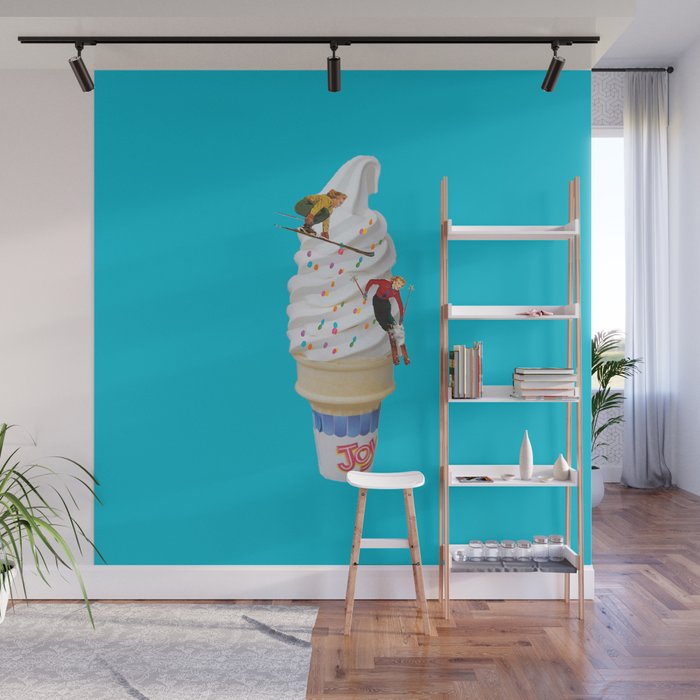 sweet shred blue Wall Mural Gallery Image 1
