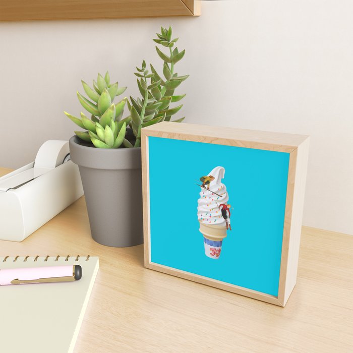 sweet shred blue Mini Art Print Gallery Image 2