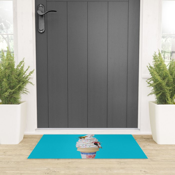 sweet shred blue Welcome Mat Gallery Image 3