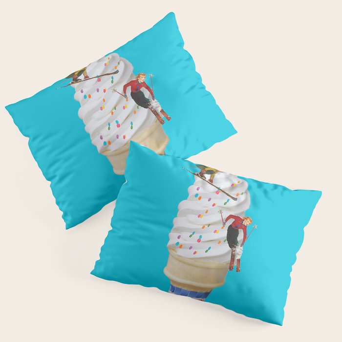 sweet shred blue Pillow Sham Gallery Image 3