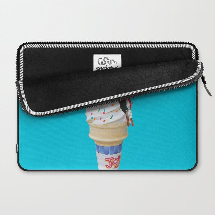sweet shred blue Laptop Sleeve Gallery Image 2