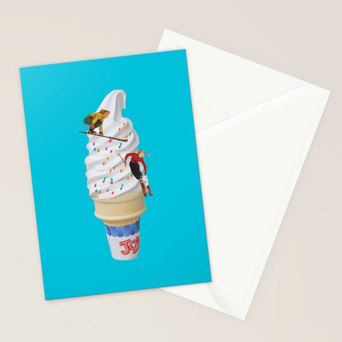 sweet shred blue Stationery Card Gallery Image 2