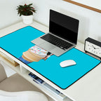 sweet shred blue Desk Mat Gallery Image 2
