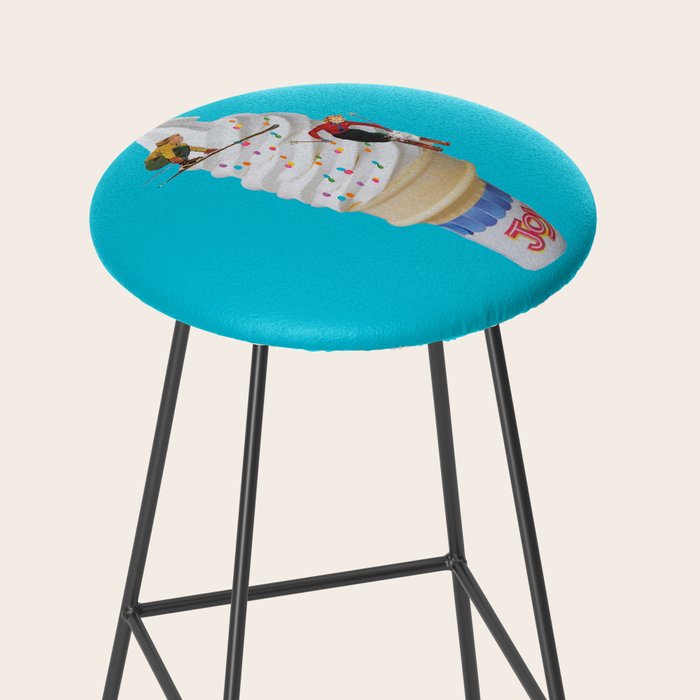 sweet shred blue Stool Gallery Image 2