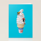 sweet shred blue Stationery Card Gallery Image 2