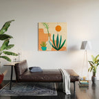 Southwest Home / Desert Landscape Series Wood Wall Art Gallery Image 2