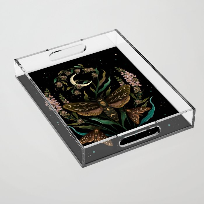 Death's Head Acrylic Tray Gallery Image 1