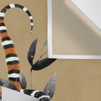 Woman and snakes Wall Tapestry Gallery Image 3