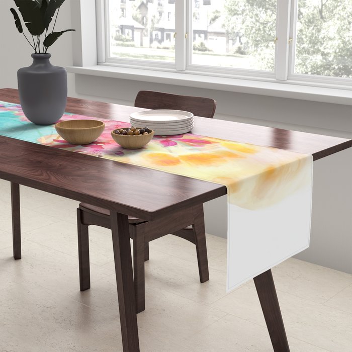 Jellyfish with Flowers Table Runner Gallery Image 2