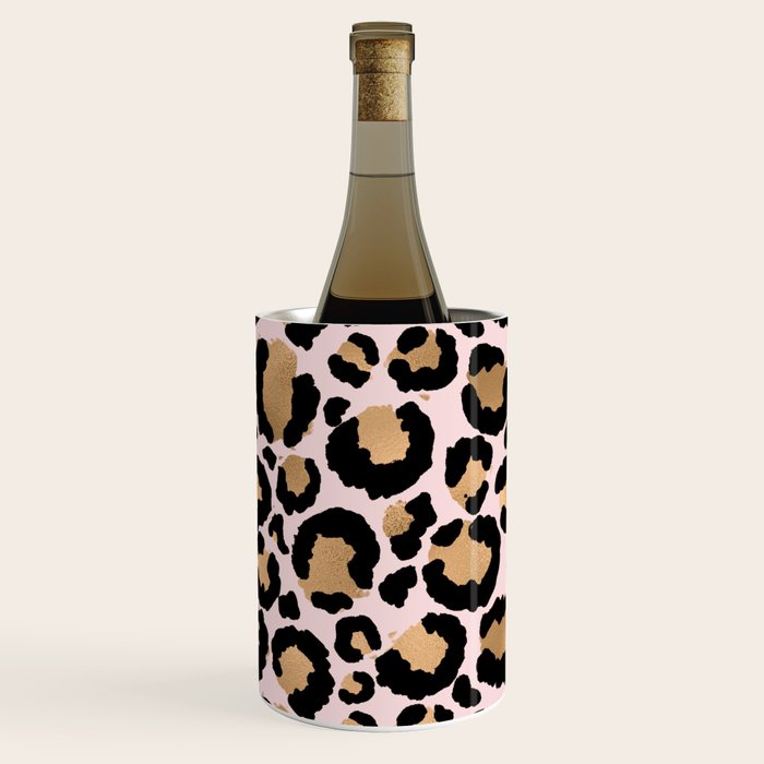 Animal print - pink copper Wine Chiller Gallery Image 3