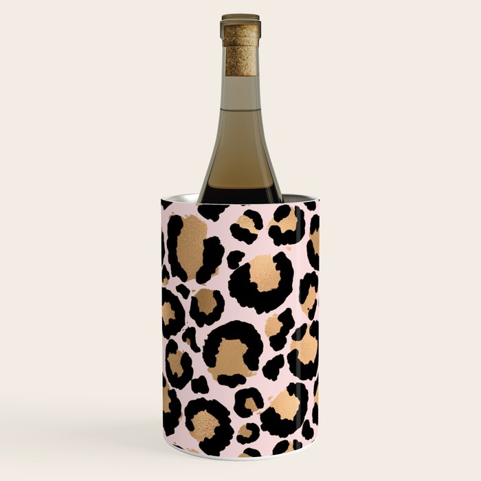 Animal print - pink copper Wine Chiller Gallery Image 2