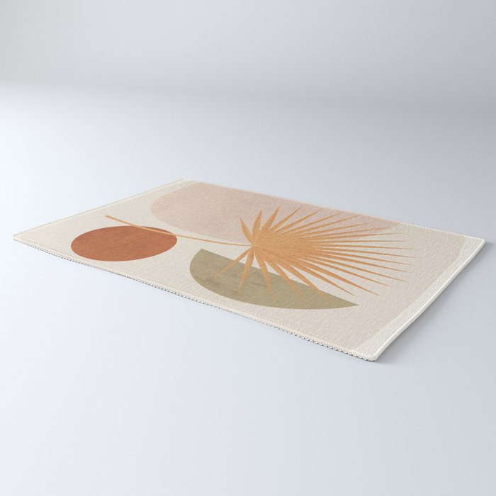 Tropical Leaf- Abstract Art 49a Rug Gallery Image 3