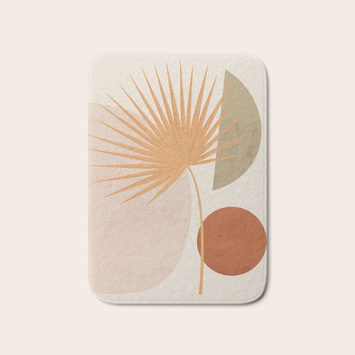 Tropical Leaf- Abstract Art 49a Bath Mat Gallery Image 1