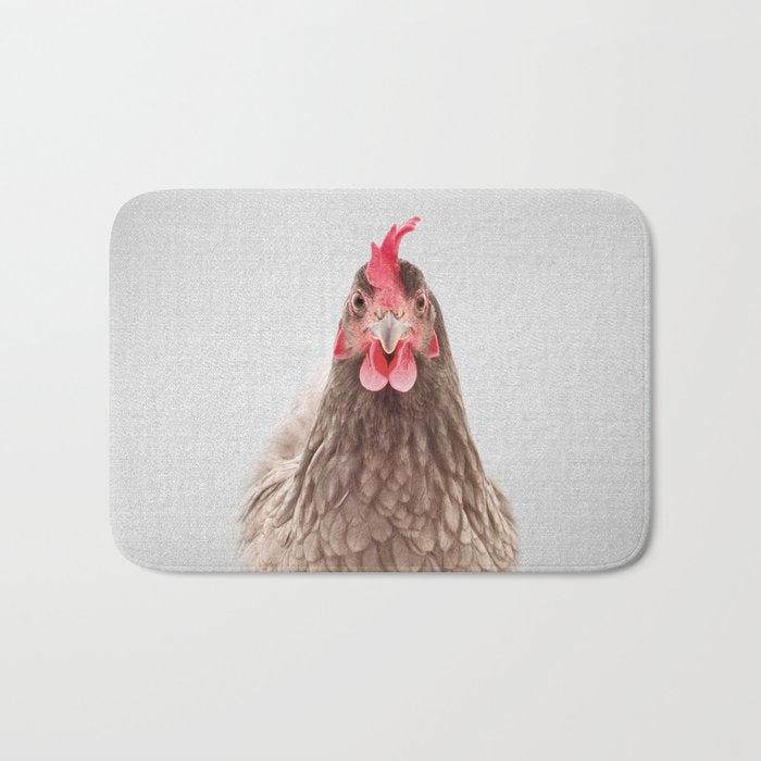 Chicken - Colorful Bath Mat Gallery Image 1