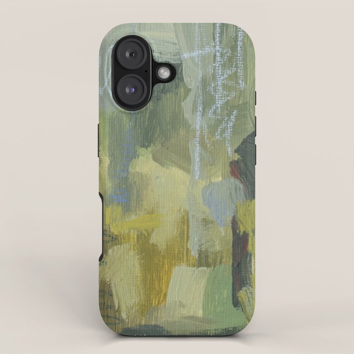 green abstract iPhone Case Gallery Image 1