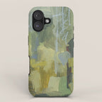 green abstract iPhone Case Gallery Image 1