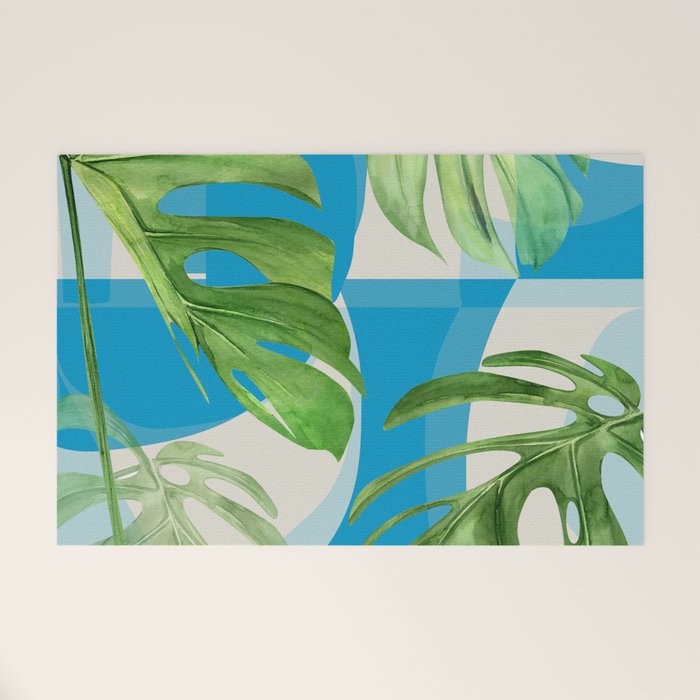 Tropical Geometry 80 Welcome Mat Gallery Image 1