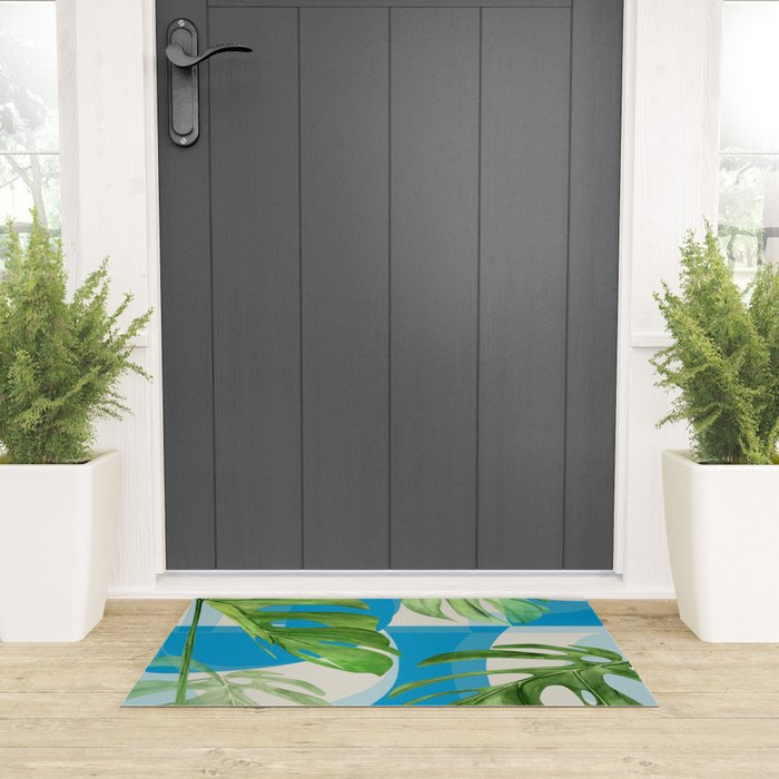 Tropical Geometry 80 Welcome Mat Gallery Image 3