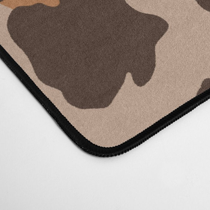 Classic Leopard Print (Muted Colors) Desk Mat Gallery Image 4