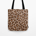 Classic Leopard Print (Muted Colors) Tote Bag Gallery Image 1