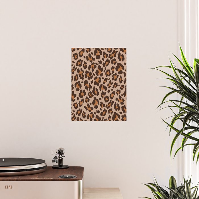 Classic Leopard Print (Muted Colors) Poster Gallery Image 2