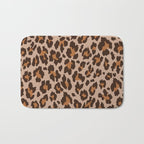Classic Leopard Print (Muted Colors) Bath Mat Gallery Image 1