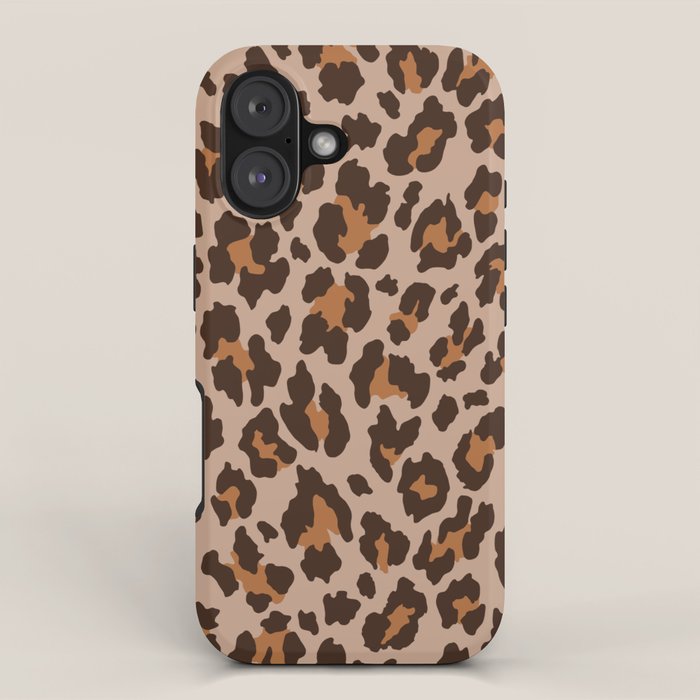 Classic Leopard Print (Muted Colors) iPhone Case Gallery Image 1