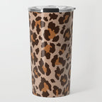 Classic Leopard Print (Muted Colors) Travel Mug Gallery Image 1