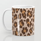 Classic Leopard Print (Muted Colors) Coffee Mug Gallery Image 3