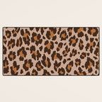 Classic Leopard Print (Muted Colors) Desk Mat Gallery Image 3
