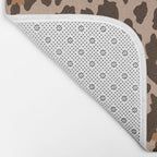 Classic Leopard Print (Muted Colors) Bath Mat Gallery Image 2