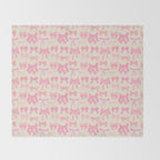 Pink Bows Throw Blanket Gallery Image 2