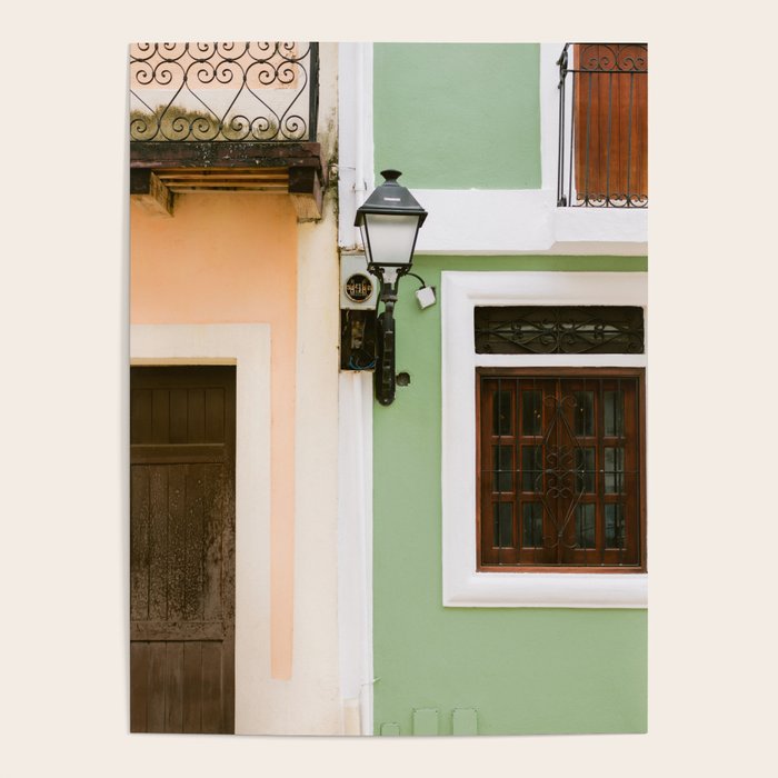 Colorful houses of Santo Domingo | Dominican Republic travel photography Poster Gallery Image 1